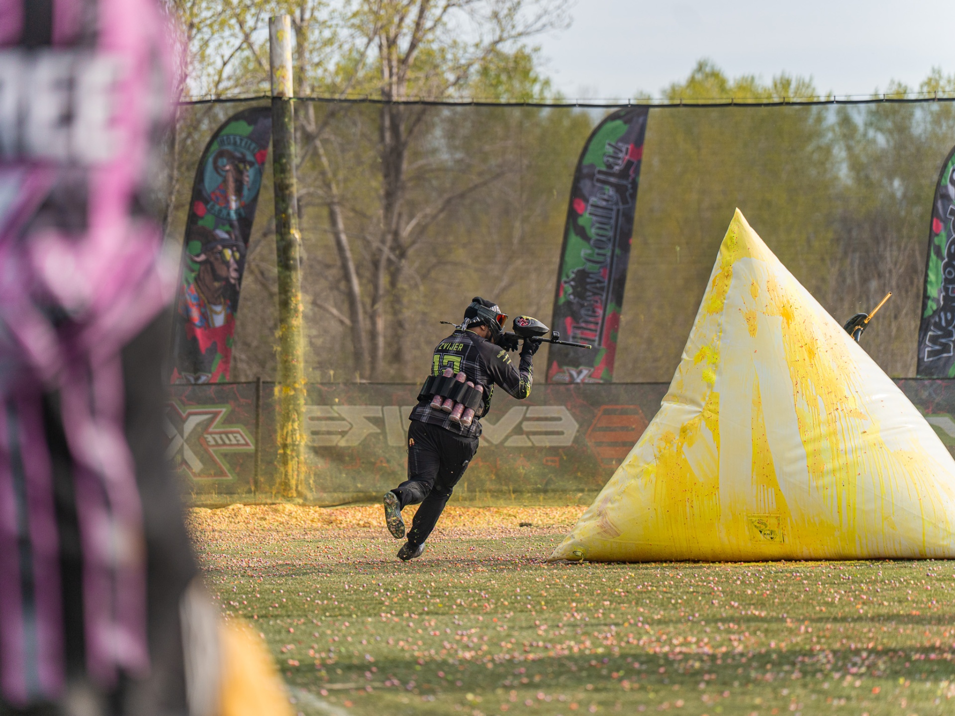 Bricktown Bucks paintball action